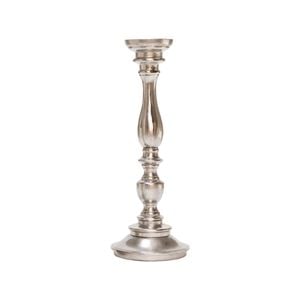 Ssh Collection Alexa 44cm Tall Single Candle Stand - Nickel