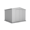 Absco Sheds 3.0 x 2.92 x 2.3m Zincalume Highlander Double Door Garden Shed