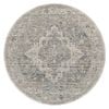 Aubre Contemporary Circular Rug - Aubre Dark Taupe 160 X 160 Cm