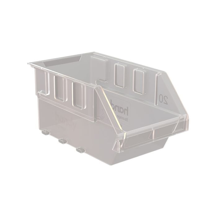Handy Size 20 Clear Plastic Storage Tote