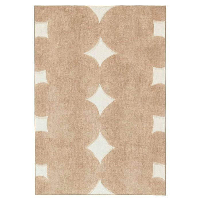 Loopsie-290cm X 200cm-grove Beige Ivory Indoor Outdoor Washable Rug