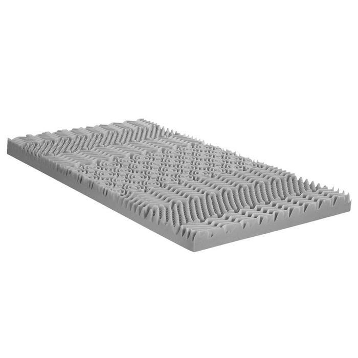 Giselle 8cm Memory Foam Mattress Topper Graphite - Single