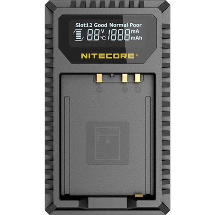 Nitecore FX1 Fujifilm USB Dual Slot Charger for Fuji NP-W126S FUJI NP-W126NP