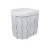 Provecta Foldable Portable Camping Toilet With Lid & Storage Bag 150kg Capacity