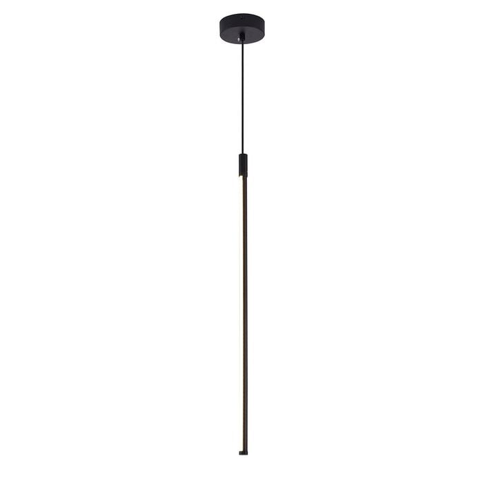 Centric - 1 Light Drop LED Pendant - Black (5000K)