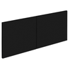 Kaboodle 750mm Black Olive Modern Overhead Door - 2 Pack