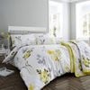 Bloomington Flora Yellow Cotton Rich Quilt Cover Set Super King