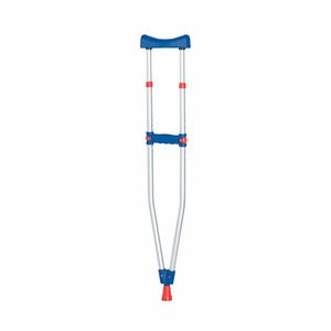 Premium Underarm Crutches Pair - Lightweight & Adjustable Support - Youth