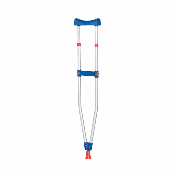 Premium Underarm Crutches Pair - Lightweight & Adjustable Support - Youth