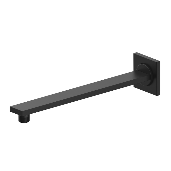 Mondella 300mm Matte Black Rococo Shower Arm