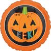 EEK Orange Pumpkin Print 45cm Round Foil Halloween Balloon