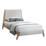 Finn King Single Bed Frame | Natural Hardwood