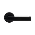 Lockwood 55mm Matt Black Velocity L8 Privacy Lever