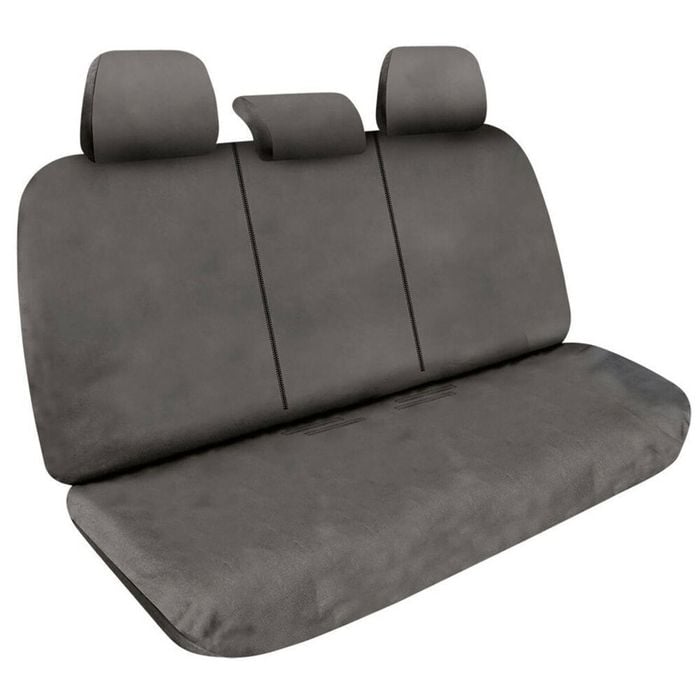 Hulk Mitsubishi Triton MQ Waterproof Rear Vehicle Seat Covers Grey