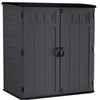 Suncast 1790 x 1120 x 1970mm Peppercorn Resin Vertical Shed