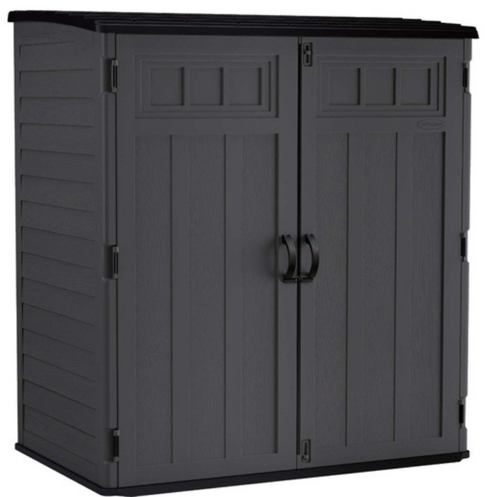 Suncast 1790 x 1120 x 1970mm Peppercorn Resin Vertical Shed