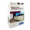 Pillar Products 0.9 x 6m Surfmist 85% Balcony Screen