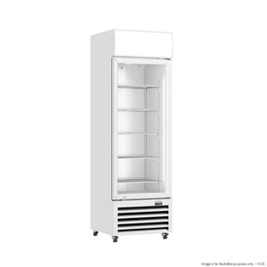 Thermaster LG-370P Single Glass Door Colourbond Upright Fridge 370L