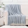 Bahamas Silver Woven Throw Rug