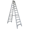 Indalex 4.3m Industrial Aluminium 150kg Pro Series Double Sided Step Ladder