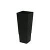 Garden City Plastic 50mm Black Square Tube Grow Pot - 6 Pack