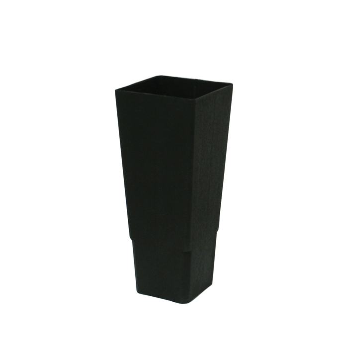 Garden City Plastic 50mm Black Square Tube Grow Pot - 6 Pack