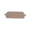 4pc Nostik Reusable Non-Stick Dual Air Fryer Liner Food Cooking Mat Set Brown