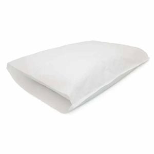 Disposable Cello Paper Pillow Cases - Pack Of 50, White, Non-woven, 75x50cm Clinics & Salons