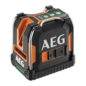 AEG Three Green Line Laser Plus Plumb Down 