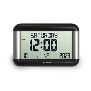 Oricom VISO8 Digital Clock with 7.5″ LCD Display
