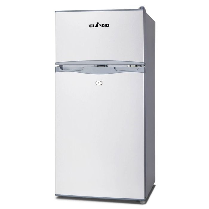 Glacio 100L Portable Fridge Cooler Upright 12V/24V/240V Caravan -Silver