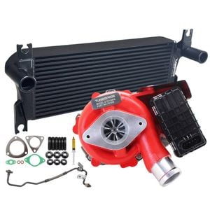 GEN1 High Flow Turbo Charger With 106mm Intercooler And Genuine Oil Feed Pipe For Ford Ranger PX1 2.2L 2011-2015