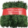 Lifebay 50-Foot Soft Garland for Christmas and Parties