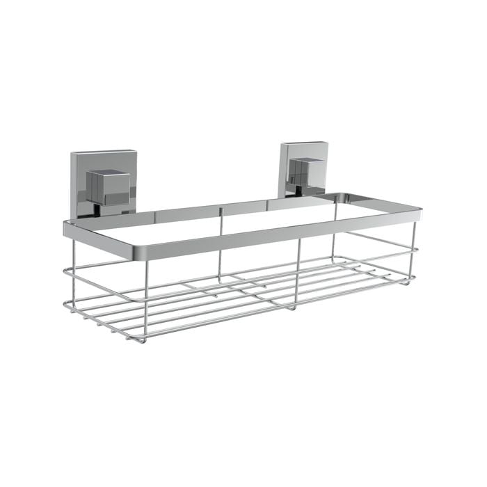 Fusion-Loc 26kg Stainless Steel Suction Large Shower Caddy - Stainless Steel