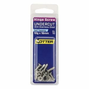 Otter 10 x 16mm Undercut Stainless Steel 304 Hinge Screws - 16 Pack