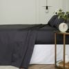 Bedding Co. Sheet Set 1200TC Egyptian Cotton Charcoal Super King