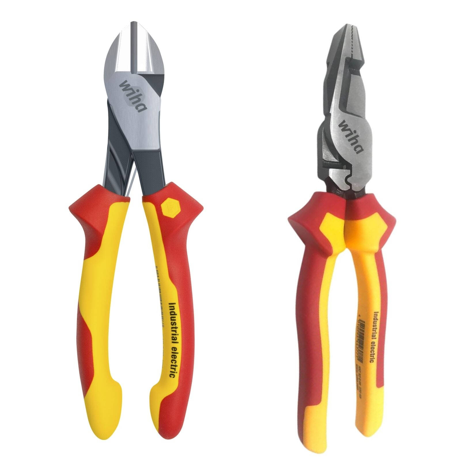 Wiha Plier Set Crosscut Diagonal Cutters VDE Insulated Electric product image