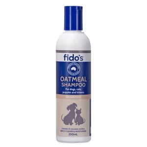 Fido's Oatmeal Shampoo For Dogs Puppies Cats And Kittens 250 Ml