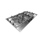 Kleenmaid 90cm Stainless Steel 5 Burner Gas Cooktop
