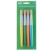 Kids Hoghair Paint Brushes 4pk