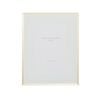 One Six Eight London Clara 6 X 4 White / Gold Glass Photo Frame
