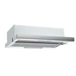 Bellini 60cm Retractable Rangehood White Finish With Stainless Steel Fascia