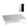 NNEOBA Ultralight Mini Folding Camping Table Silver