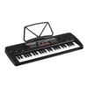 Alpha 49 Key Electronic Keyboard Portable Digital Piano Musical Instrument Black