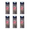6x Wilson Rigged to Jig Rig 3 Hook Squid Style Jig Fully UV Active - Colour #1