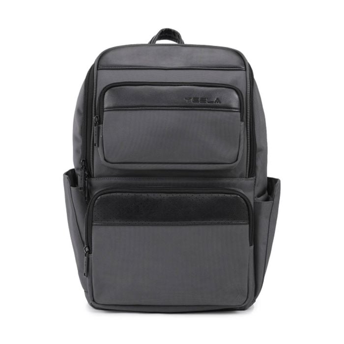 Tesla Aurora Backpack W/ Tablet Pocket & Lower Back Support Charcoal 46x32x18cm