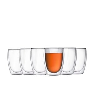 Bodum Pavina 6pc Double Wall Glasses 350ml