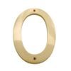 Sandleford 150mm Brass House Number 0