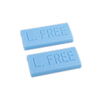 Crema Pro Milk Id Clips - Lactose Free (Light Blue)