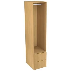 Lugna 2048 x 450 x 580mm Sand Hanging 2 Drawer Storage Cabinet